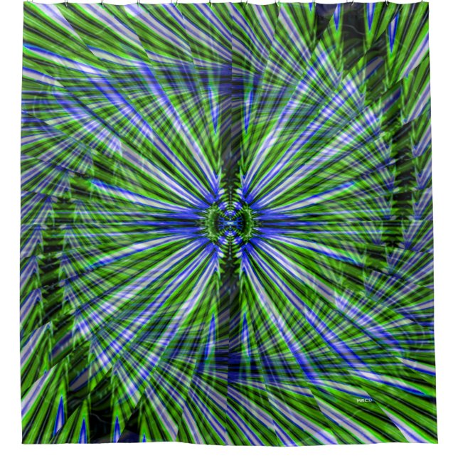 Cortina De Ducha Twirling Palm Tree... (Anverso)