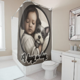 Cortina De Ducha Un abrazo al día