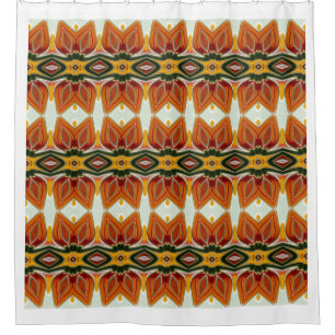 Cortina De Ducha Un elegante y transparente diseño multicolor clási