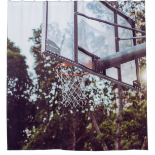 Cortina De Ducha Un impresionante arte de básquetbol