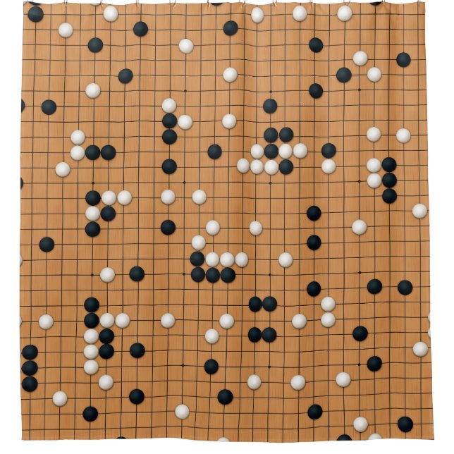 Cortina De Ducha Un juego de Go (Anverso)