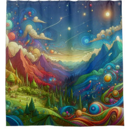 Cortina De Ducha Un mundo hermoso