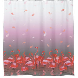 Cortina De Ducha Una extravagancia de los flamencos