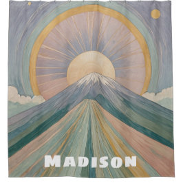 Cortina De Ducha Una serenata volcánica personalizada