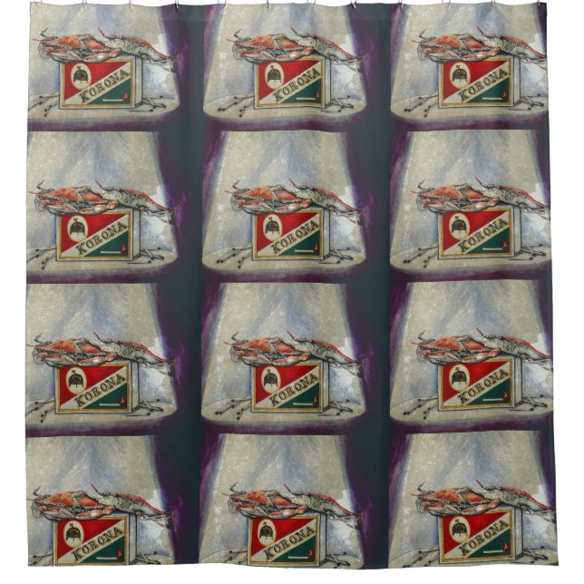 Cortina De Ducha Una vieja llama (Anverso)