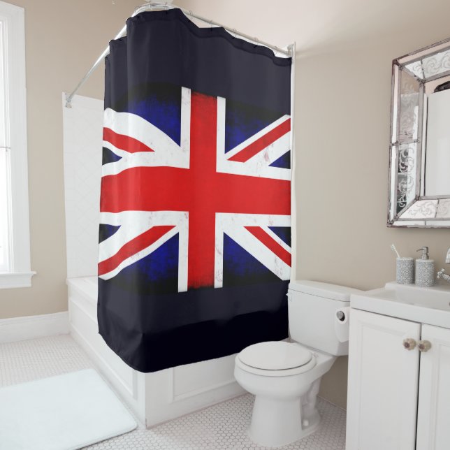 Cortina De Ducha Union Jack  (In situ)