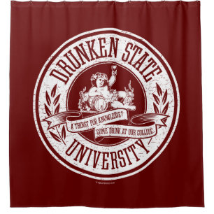 Cortina De Ducha Universidad Estatal de Drunken
