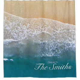 Cortina De Ducha Uno con la playa