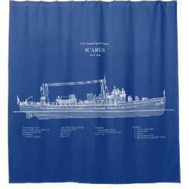 Cortina De Ducha USCG Cutter Icarus wpc-110 - ABD