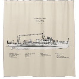 Cortina De Ducha USCG Cutter Icarus wpc-110 - SBD
