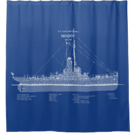 Cortina De Ducha USCG Cutter Modoc wpg-46 - ABD
