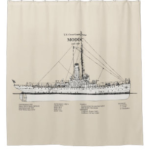 Cortina De Ducha USCG Cutter Modoc wpg-46 - SBD