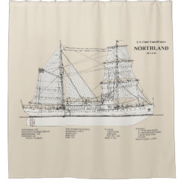 Cortina De Ducha USCG Cutter Northland wpg-49 - SBD