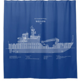 Cortina De Ducha USCG Cutter Willow wlb-202 - ABD