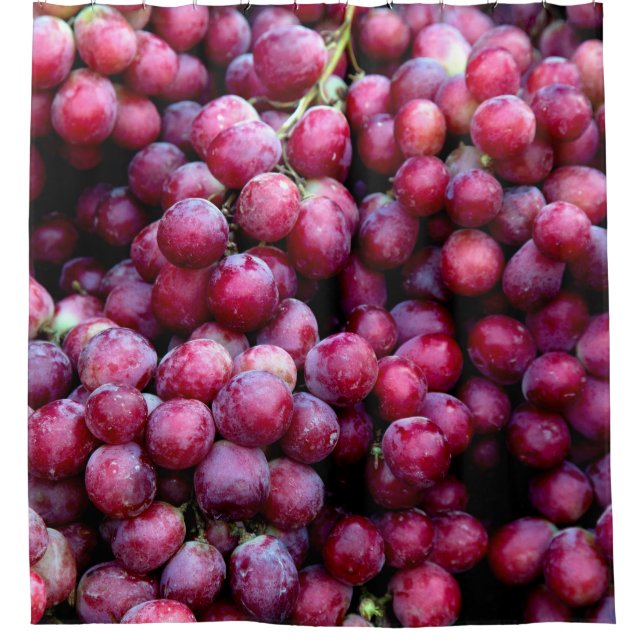 Cortina De Ducha Uvas de vino tinto (Anverso)
