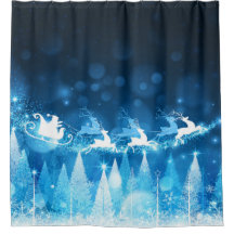 Vacaciones para navidades - Santa Azul y Sleigh