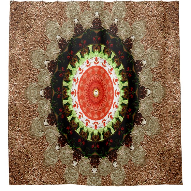 Cortina De Ducha Valentine Wreath......... (Anverso)