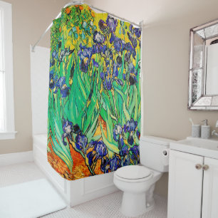 Cortina De Ducha Van Gogh Irises/Purple/St. Remy