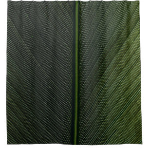 Cortina De Ducha Vara verde metalizado sobre textil de pinstripe bl