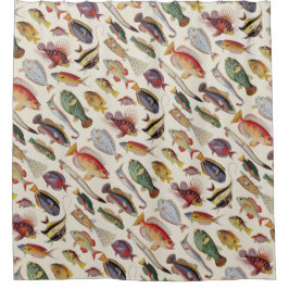 Cortina De Ducha Variedades de pescados