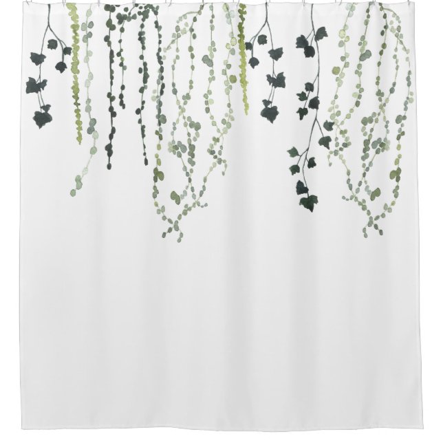 Cortina De Ducha vegetación acuática (Anverso)