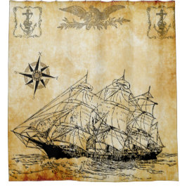 Cortina De Ducha velero con el águila