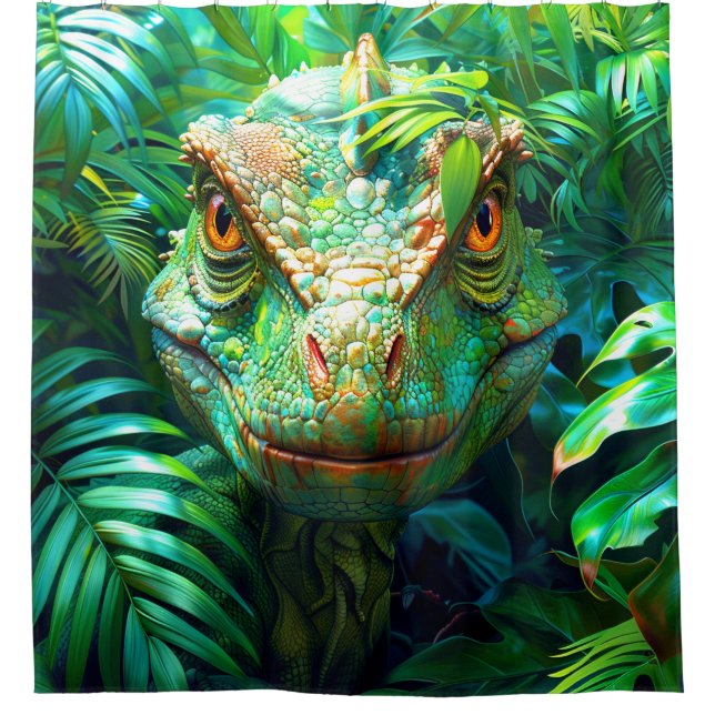 Cortina De Ducha Velociraptor (Anverso)