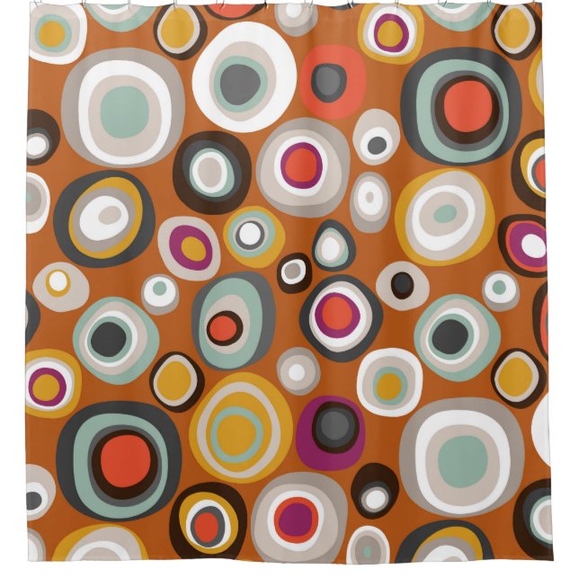 Cortina De Ducha veneto boho spot ámbar (Anverso)