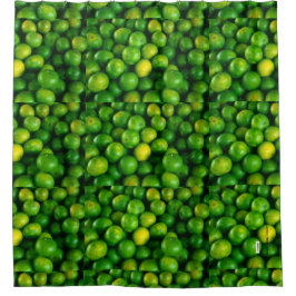 Cortina de ducha verde