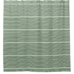 Cortina De Ducha Verde Y Negro