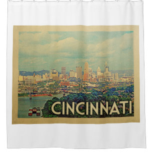Cortina De Ducha Viaje de Cincinnati Ohio