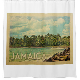 Cortina De Ducha Viajes tropicales de Jamaica