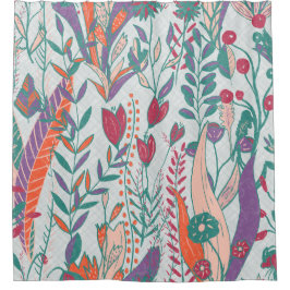 Cortina De Ducha Vibrant Meadow Harmony