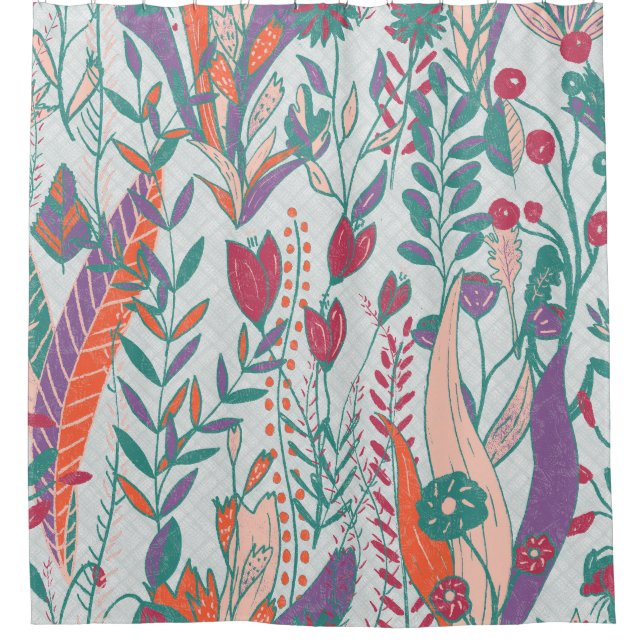 Cortina De Ducha Vibrant Meadow Harmony (Anverso)