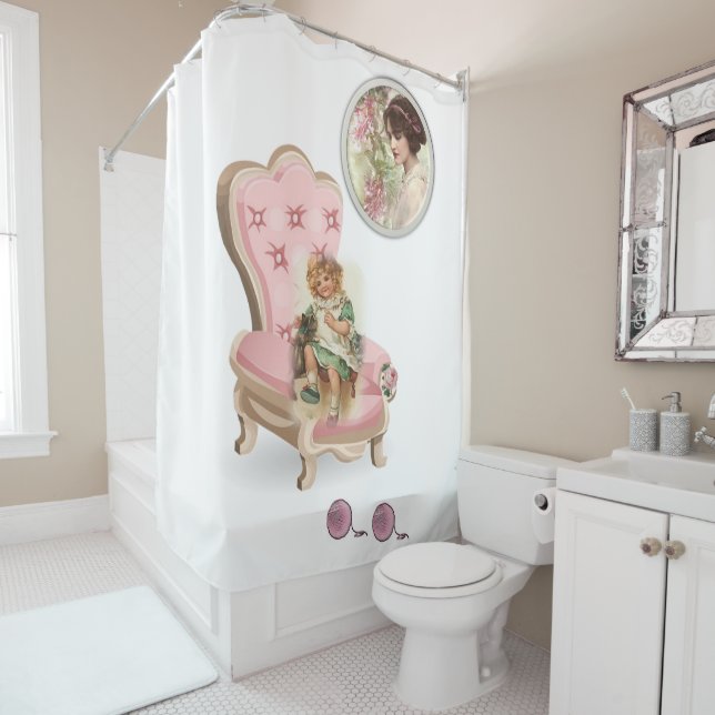 Cortina de ducha victoriana (In situ)