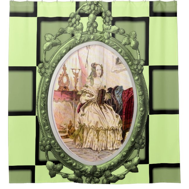 Cortina de ducha victoriana (Anverso)