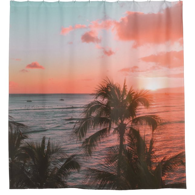 Cortina De Ducha Vida marina de bonito (Anverso)