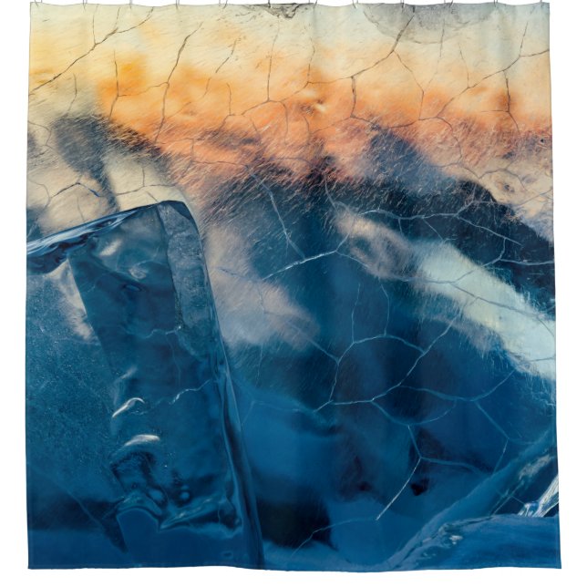 Cortina De Ducha Vidrio destrozado (Anverso)