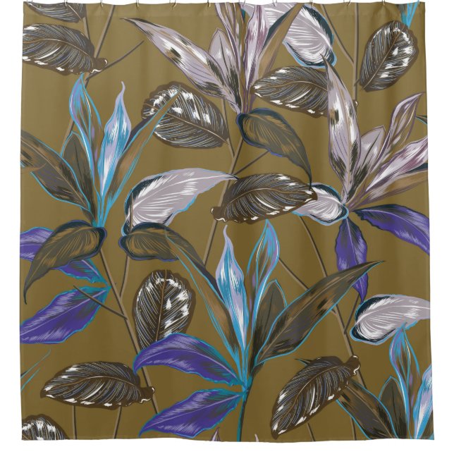 Cortina De Ducha Vieja textura de pared con grietas, fondo retro,   (Anverso)