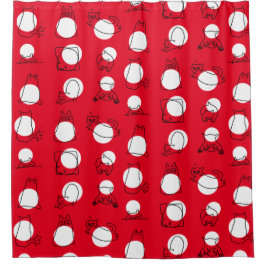 Cortina De Ducha Viendo garabatos