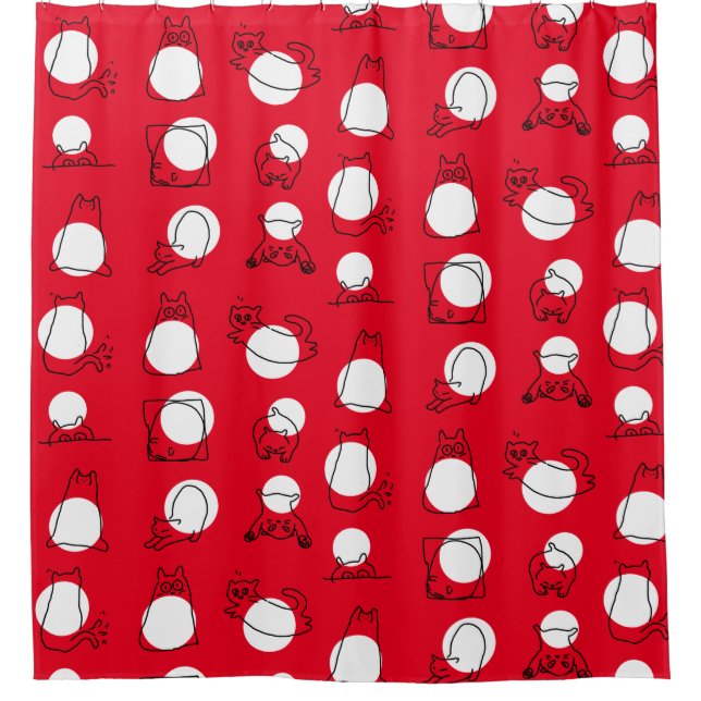 Cortina De Ducha Viendo garabatos (Anverso)