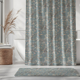 Cortina De Ducha Vincent Van Gogh Almond Blossom on Slate Blue