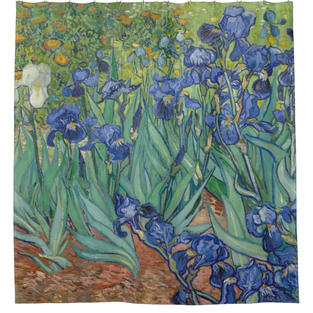 Cortina De Ducha Vincent van Gogh Irises GalleryBella Artes HD (Anverso)