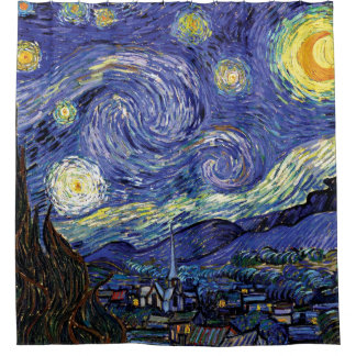 Cortina De Ducha Vincent Van Gogh - La Noche Estrellada Arte Fino