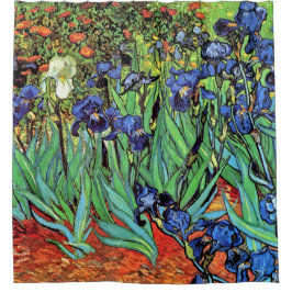 Cortina De Ducha Vincent Van Gogh - Lirios - Flower Lover Arte Fino