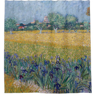 Cortina De Ducha Vincent Van Gogh - Vista de los Arles con los irla