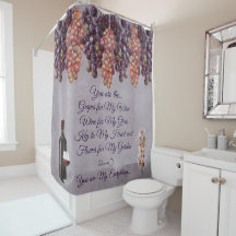 Vino, uvas, flores con poema de amor