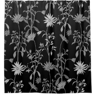 Cortina De Ducha Vintage floral: fondo de invitación sin fisuras.