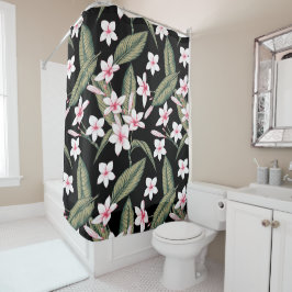 Cortina De Ducha Vintage Floral Watercolor
