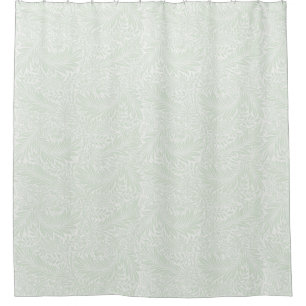 Cortina De Ducha Vintage Floral William Morris Willow Sage Green